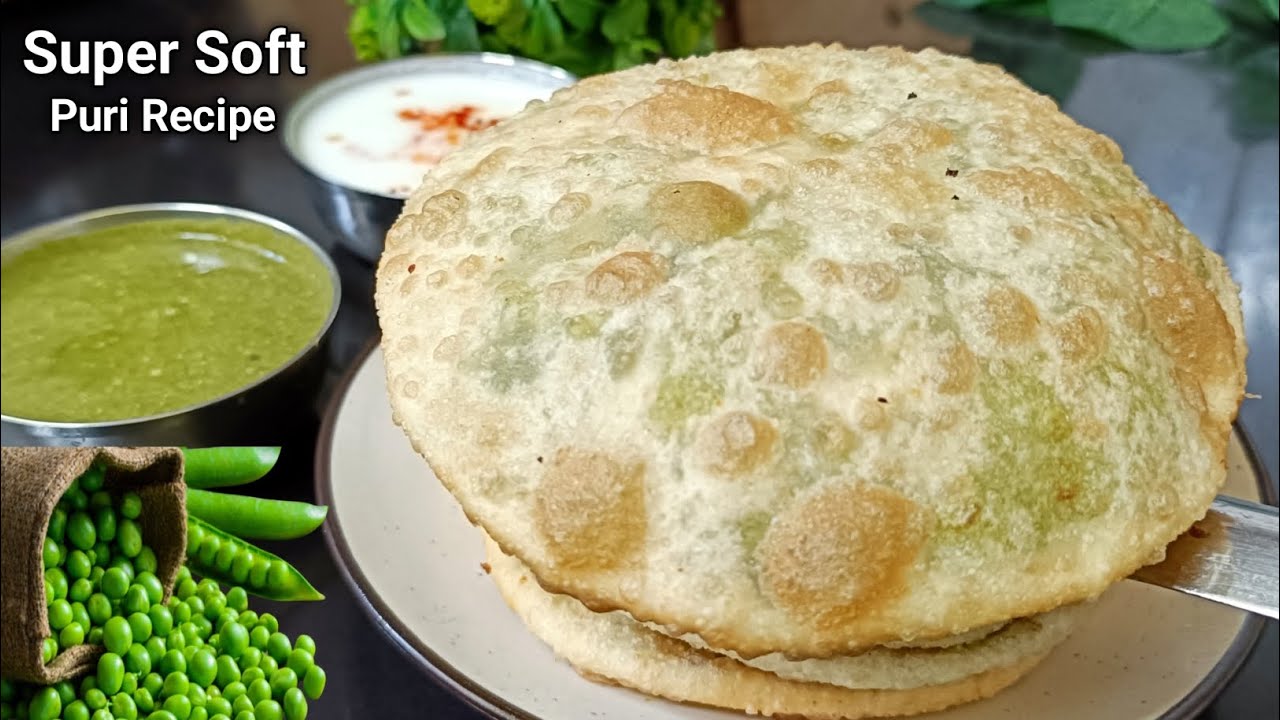 कच्चे हरे मटर से बनाएं खस्ता-टेस्टी पूरी जो सभी के मन भाए | Green Matar ki Puri | Matar puri recipe
