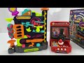 8-minute game toy unboxing, crazy ball maze game console toy, marble game console toy, ASMR,