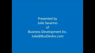 Effective Selling for Lawyers - Obstacles to Effective Selling - Julie Savarino