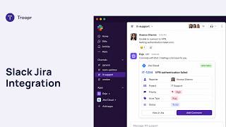 Create Jira tickets from Slack with Troopr | how it works