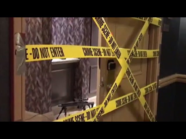 Video shows inside Las Vegas shooter's hotel room