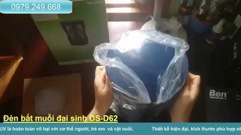 Đèn diệt muỗi bắt côn trùng DS-D62 ▶️ Diệt Sạch Chỉ Sau 1 Đêm