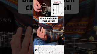 Black Hole Sun - Chris Cornell #shorts #song #tutorial #guitarcover #cover #acoustic #chriscornell