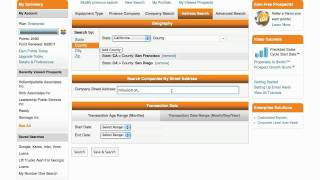 How To Use The Address Search (Targeting Companies By Location)