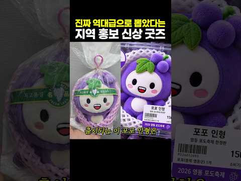 진짜 역대급으로 뽑았다는 지역 <strong>홍보</strong> 신상 굿즈