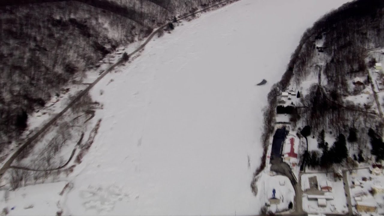 Ice on Allegheny River in Pennsylvania