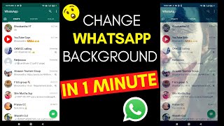 How to change Whatsapp home screen background wallpaper?  | latest trick | without gb whatsapp app | screenshot 5