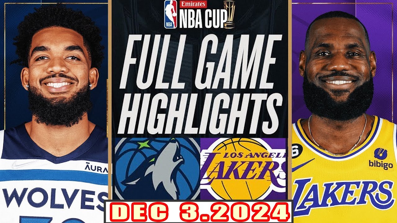 Minnesota Timberwolves Vs Los Angeles Lakers Full Game Highlights Dec 3 ...