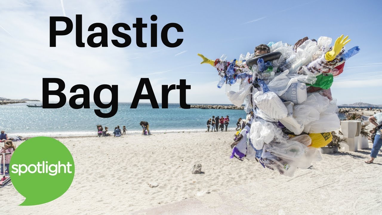 Plastic Bag Art | practice English with Spotlight