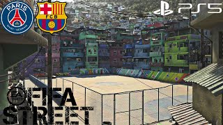 (PS5) FIFA 21 VOLTA PSG vs FC Barcelona (4K HDR 60fps) BRAZIL FIFA STREET FULL MATCH GAMEPLAY