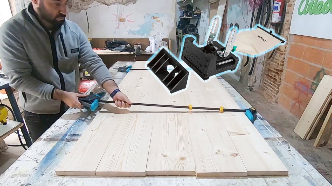 Cómo hacer un TABLERO de madera con uniones 💪 FUERTES 💪 YouTube