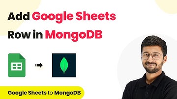 How to Add Google Sheets Row in MongoDM | Google Sheets to MongoDB