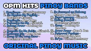 OPM HITS - Pinoy Bands (Silent Sanctuary, December Avenue, Ben & Ben, and I Belong to the Zoo) by Pastel Jam 23,826 views 10 months ago 1 hour, 10 minutes