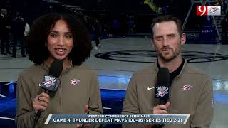 Postgame Show: Oklahoma City Thunder vs. Dallas Mavericks, Game 4