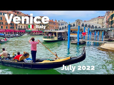 Venice, إيطاليا | Canals | جولة مشي 4K