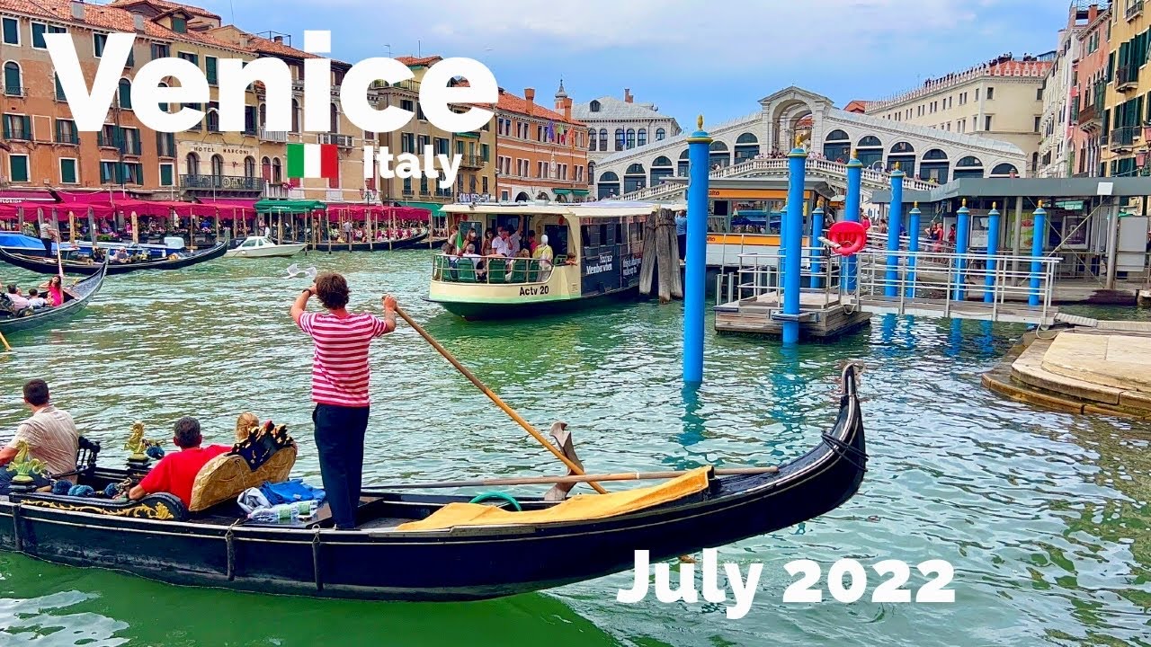 Venice, إيطاليا | Canals | جولة مشي 4K