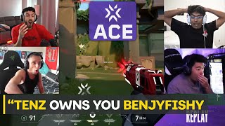 Streamers React To TenZ INSANE SEN Classic Ace 1st Round At International Stage In 3 Years