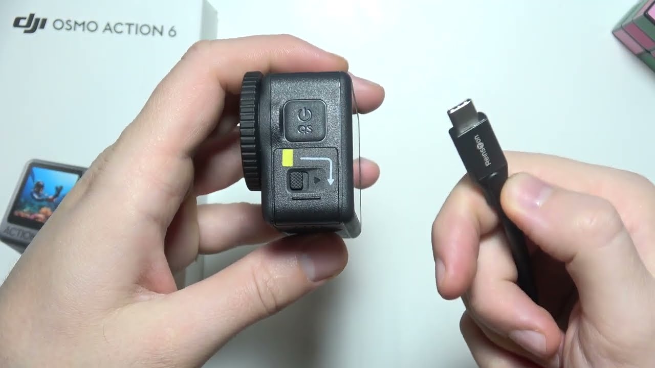 Как зарядить DJI Osmo Action 6?
