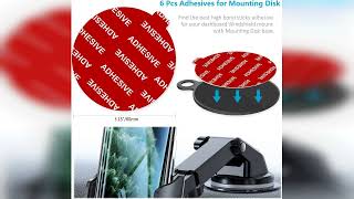 Review: AZXYI Very High Bond Sticky Adhesive, 6 Pack Dashboard Pad Mounting Disk Adhesive Repl...