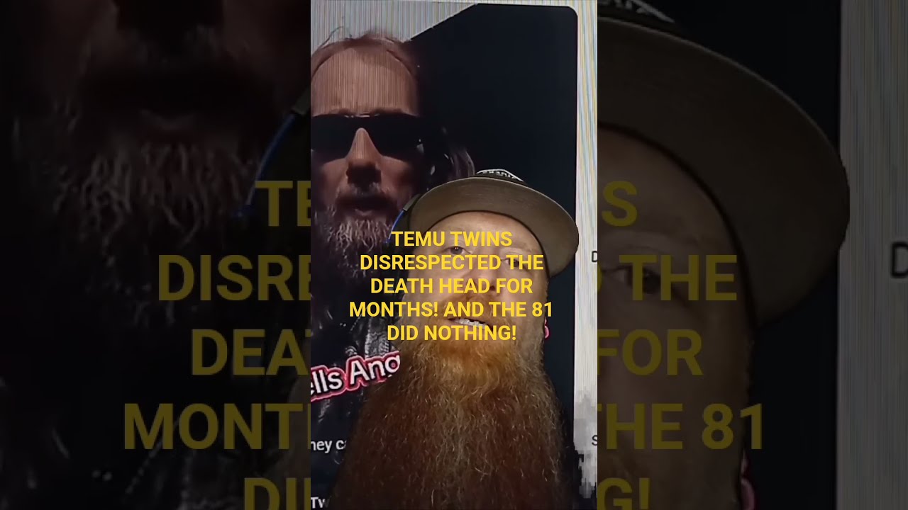 TEMU TWINS DISRESPECT THE DEATH HEAD AND 81 DOES NOTHING ON SITE IN STURGIS Motorcycle Comedy 