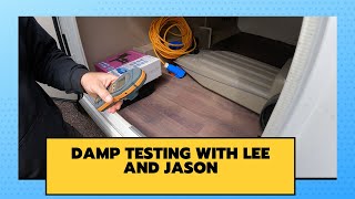 How to damp test your motorhome and caravan.