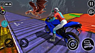 Impossible Motor Bike Stunts Gameplay – 3D Motor Racing Games – Motorcycle Simulator #1 screenshot 2