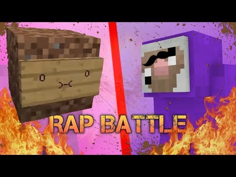 PURPLE SHEP vs SETH THE DIRT BLOCK (Minecraft RAP BATTLE)