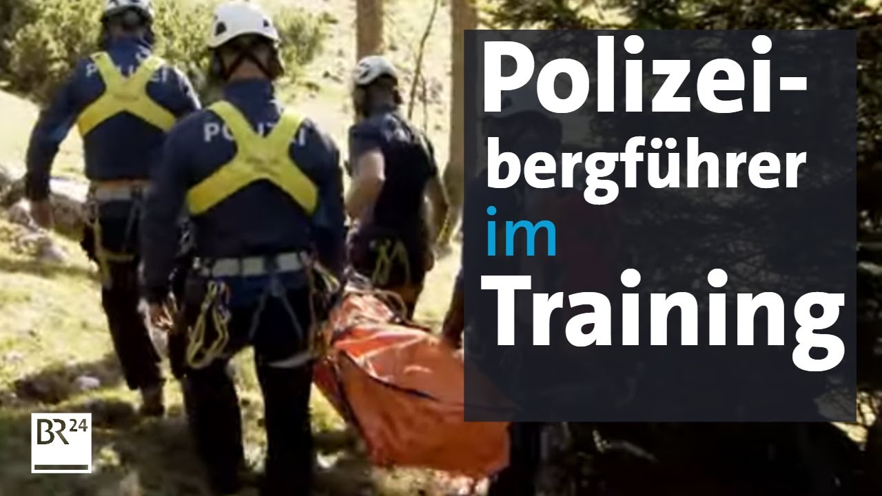 Übung Polizeibergführer: Voller Einsatz in schwierigem Gelände | Abendschau | BR24