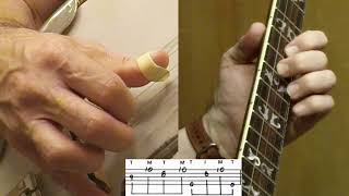 Banjo Lesson: Lonesome Road Blues Part 1 -- Up the Neck