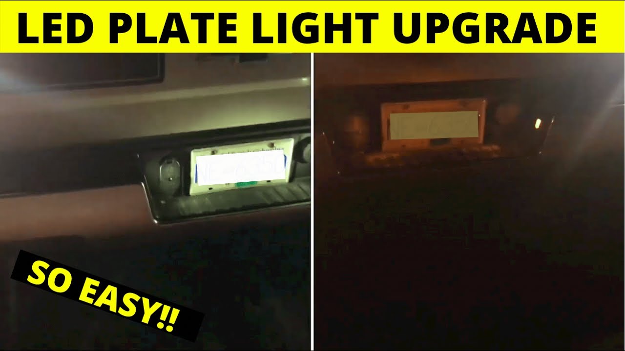How to Install LED Plate Lights 2015 Silverado YouTube