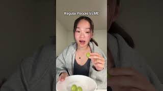 Peel off the skin first! #relatable #grapes #explorepage