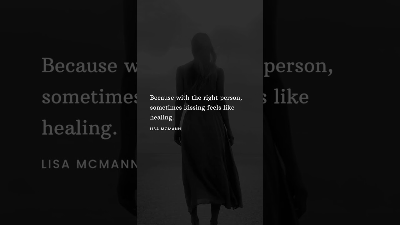 Sometimes kissing isn’t just romance—it’s healing. 💔❤️ 
