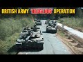 1500 UK Army and Challenger Tank in action on Exercise Hedgehog