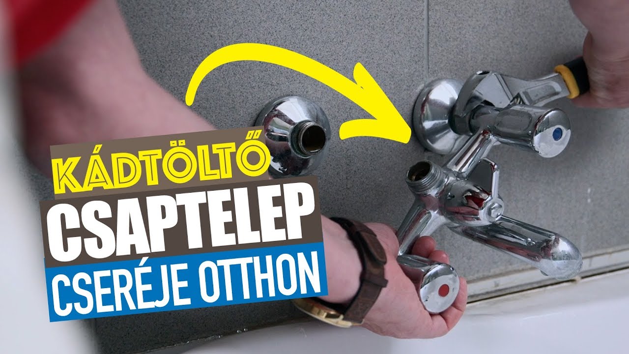 Csaptelep Cseréje Otthon - YouTube