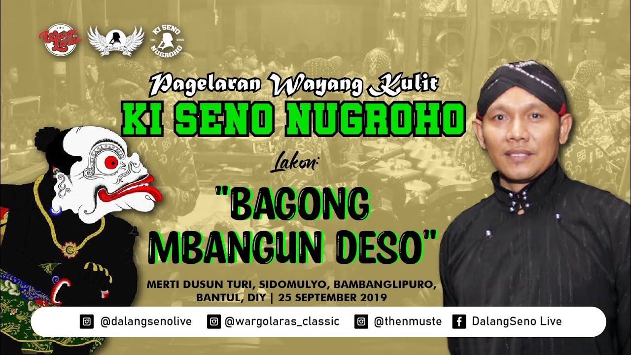 #LiveStreaming KI SENO NUGROHO - BAGONG MBANGUN DESO