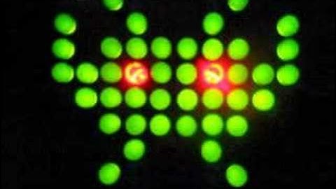 The LED Space Invader