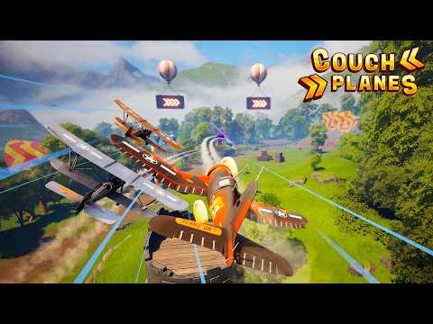 Couch Planes - 30 Seconds of Gameplay (in-game footage)