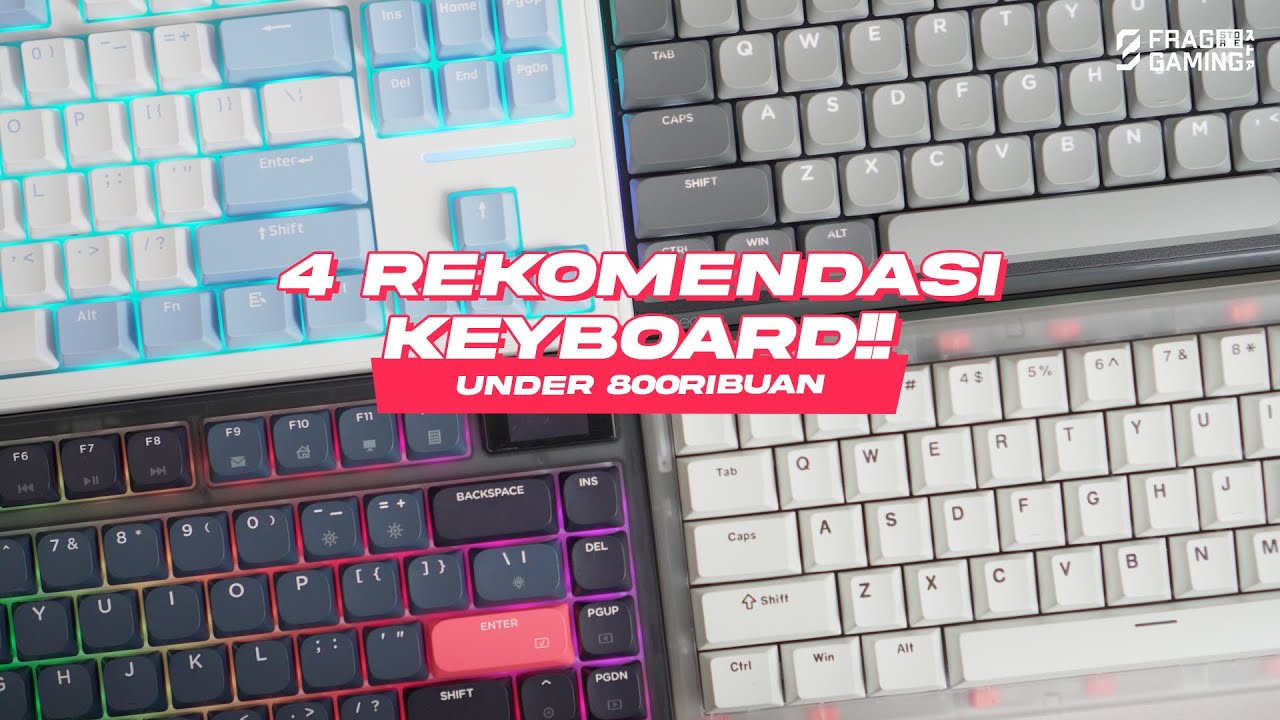 4 KEEB MECHA UNDER 800 RIBU 2024! Apollo61 Lite, Ajazz AK832 PRO, Vortex Xera87 , Noir Neo Melo 😎