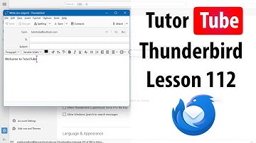 Thunderbird - Lesson 112 - Working Offline