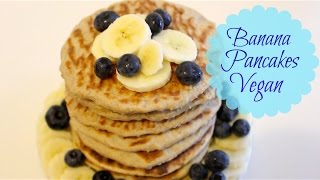 Vegan Pancakes! Only 3 ingredients!