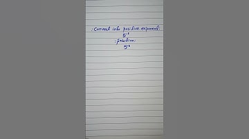 How to convert negative exponent into positive#mathematics#maths#exponents#shortsvideo#shorts#viral