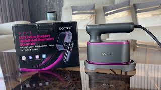 Docoss Garment Steamer for Clothes | Mini Steam Iron for Travel | Best Clothes Steamer 2026