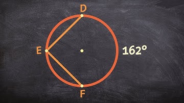 How to find the measure of an angle using inscribed angles