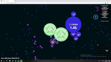 Agar.io - Empty server takeover /w GeaZy