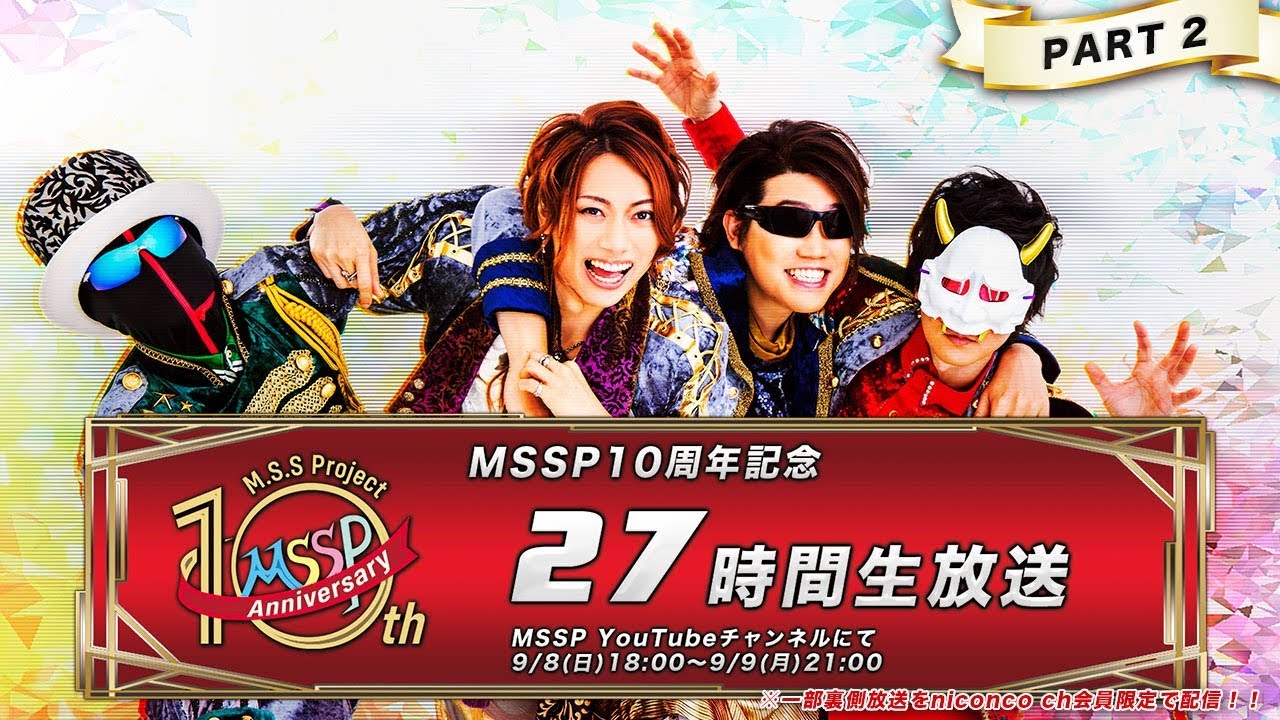 Mssp10周年記念 27時間生放送 Part2 Mssp M S S Project Youtube