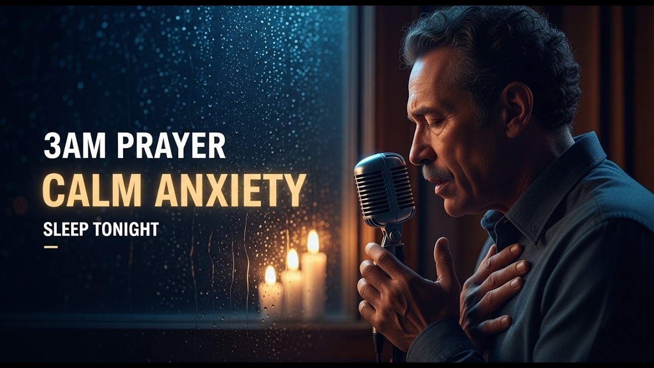 3AM Anxiety Relief Prayer (Psalm 91 Protection) — Rain + Gospel Blues for Sleep
