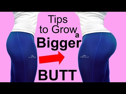 grow BIGGER BUTT|6 TIPs to get a bigger buttocks fast|food &exercises to grow the glutes|bigbutts