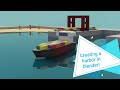 Creating a harbor in blender!