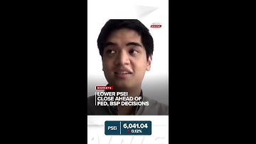 Lower PSEi close ahead of FED, BSP decisions | ANC