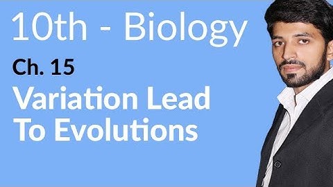 10th Class Biology Chapter 15 - Variation Lead to Evolution - Class 10 Biology Chapter 15